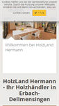 Mobile Screenshot of holzland-hermann.de